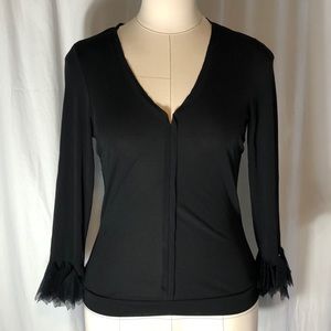 Tom K Nguyen stretch knit long sleeve top